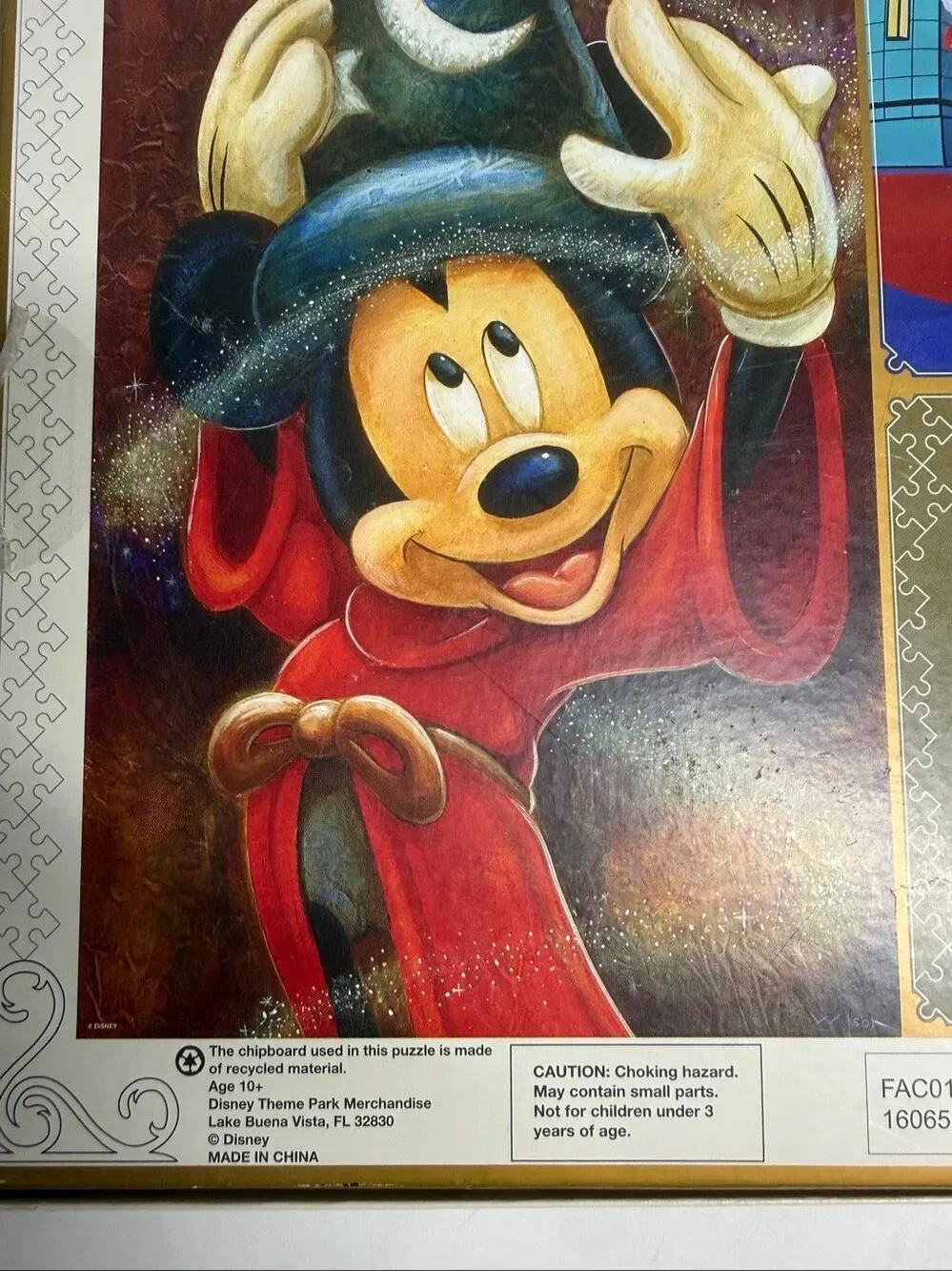 Rare Limited Edition Disney Parks Signature Puzzle Sorcerer Mickey 1000 Piece